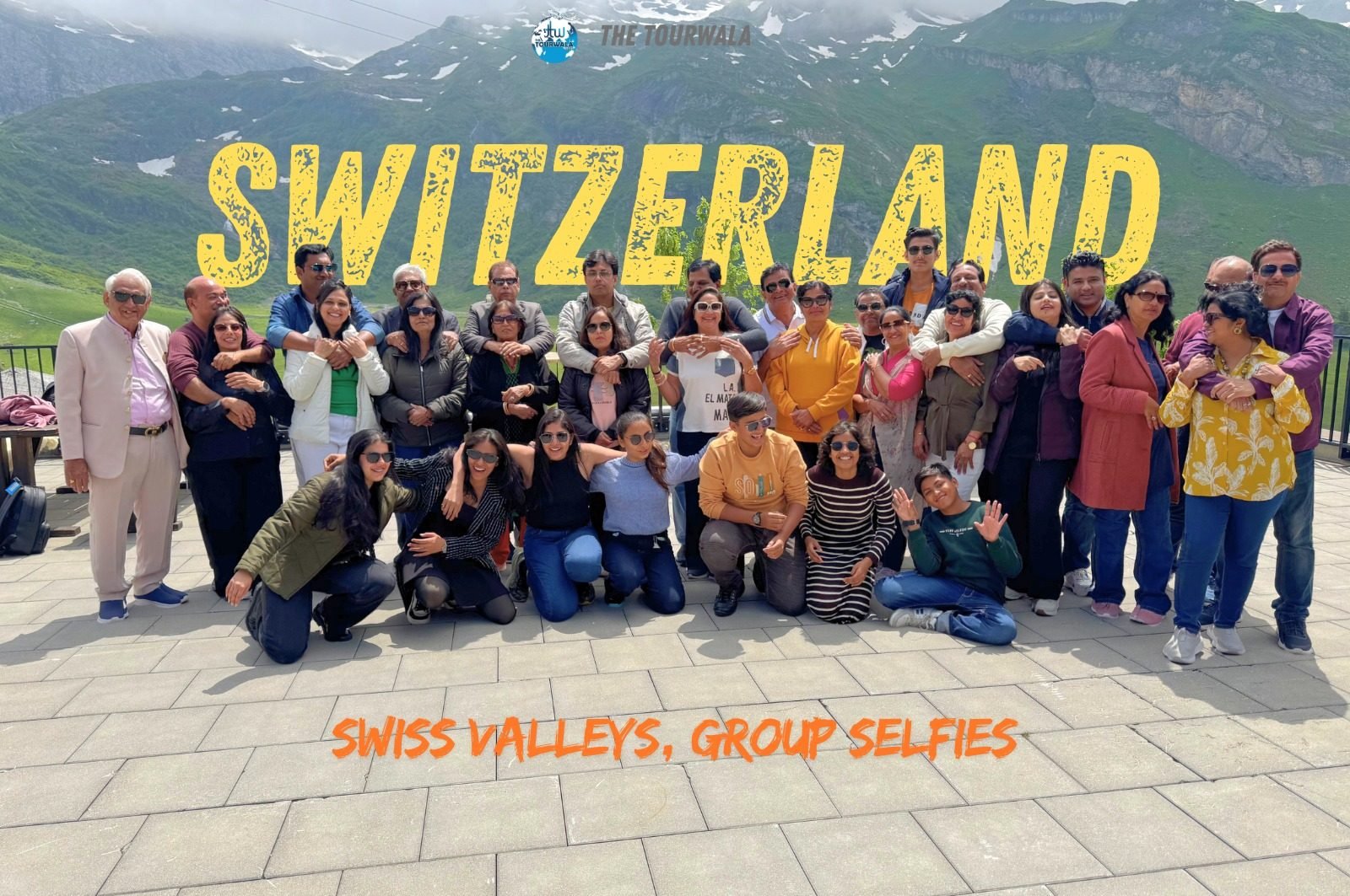 Tourwala Switzerland group tour, mountain valley photo