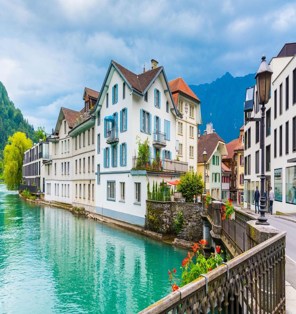 Interlaken town, Switzerland