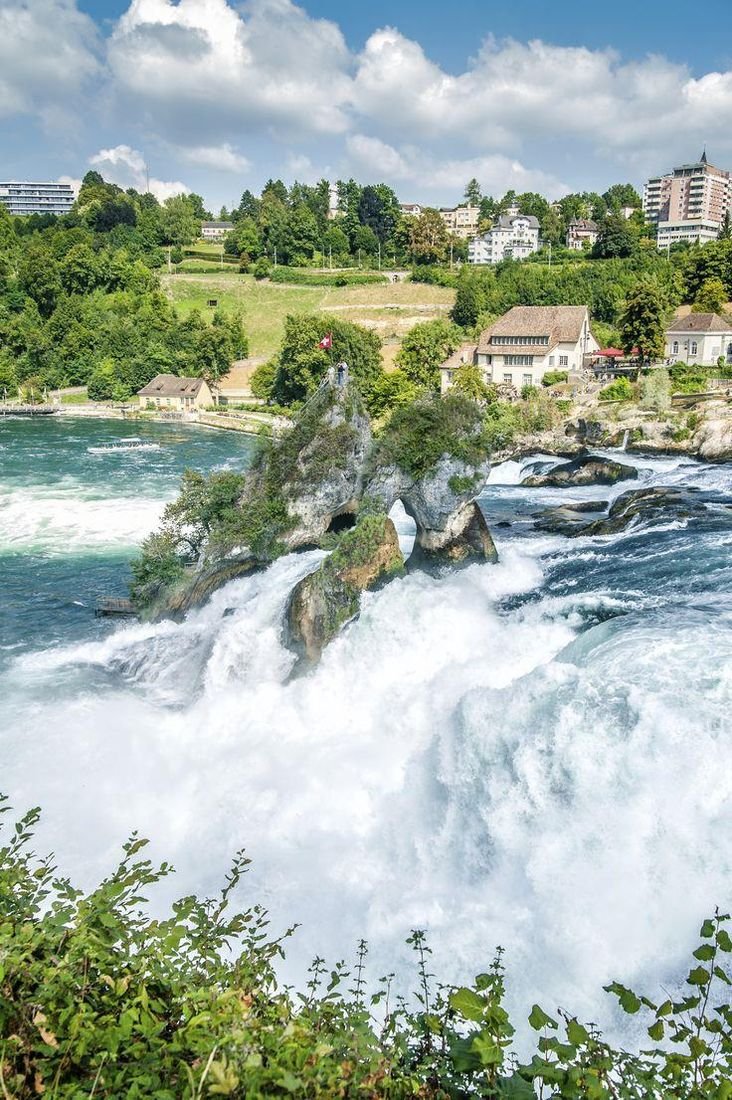Rhine Falls boat ride, Switzerland
