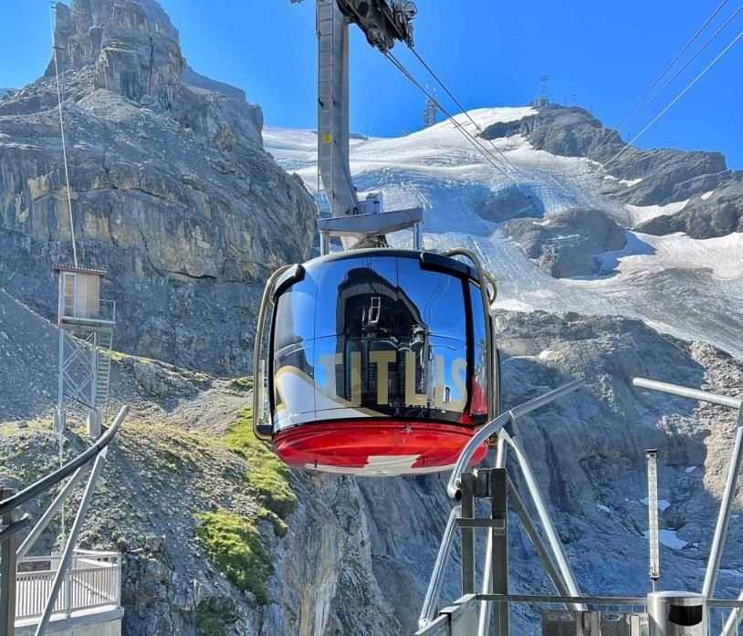 Titlis Rotair cable car, Mt. Titlis, Switzerland